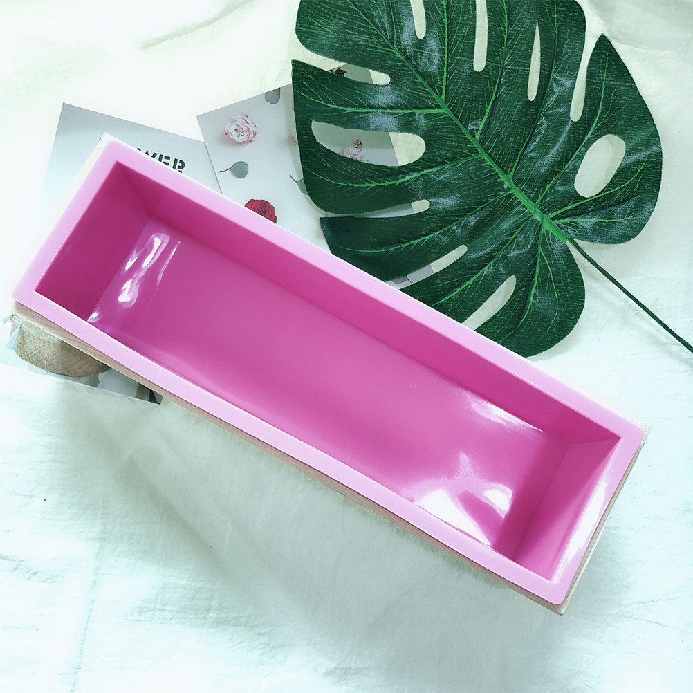 Soap Making Jelly - Flexible Rectangular Soap Loaf Silicone Mold